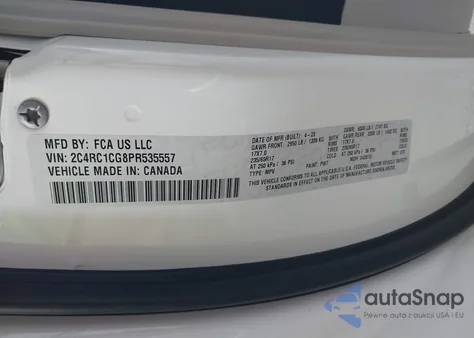 2023 Chrysler Voyager Lx from USA, damaged, VIN 2C4RC1CG8PR535557